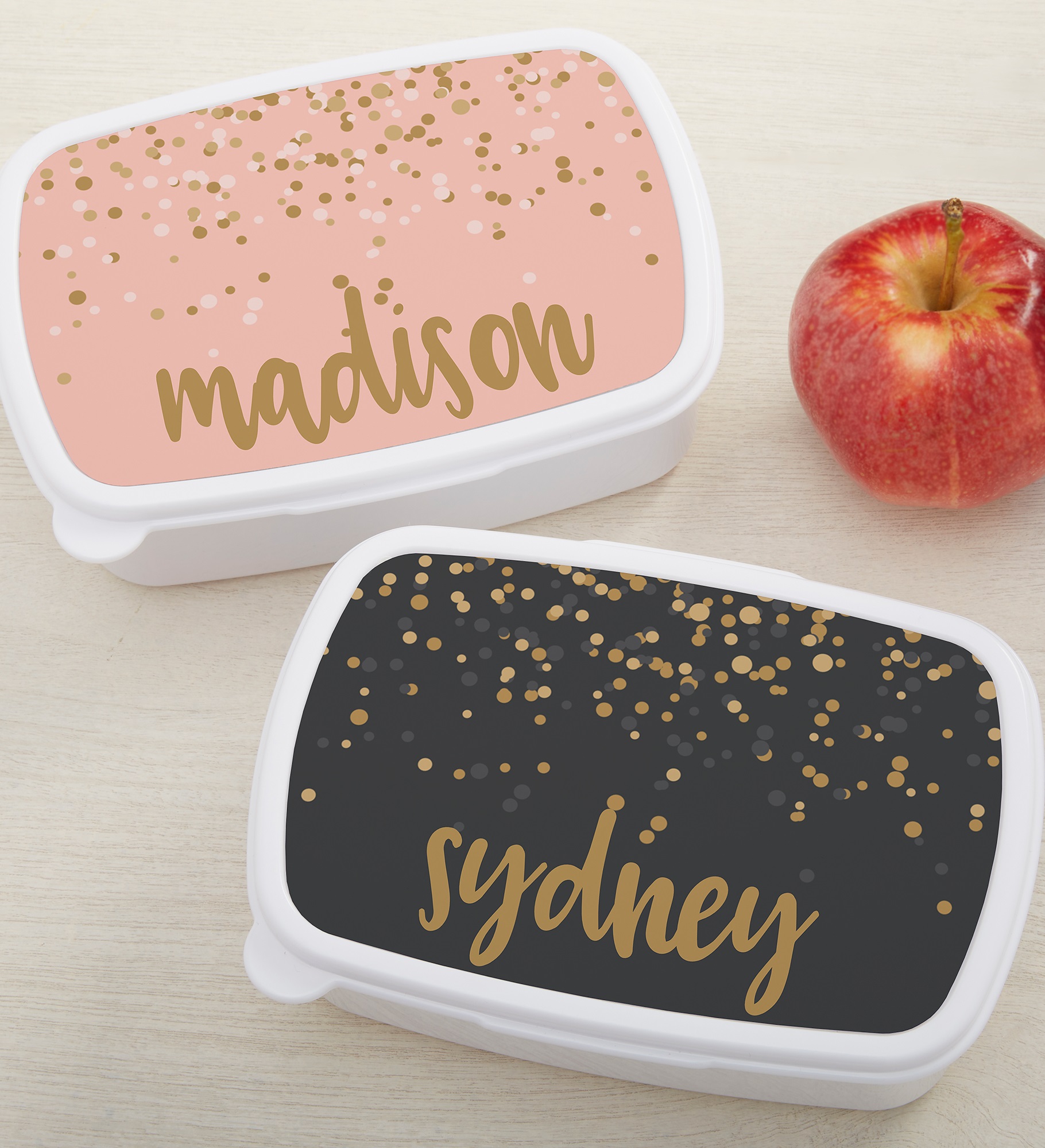 Sparkling Name Personalized Lunch Box
